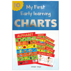Early Learning Educational Charts For Kids - Pack Of Ten Charts